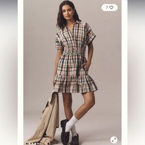 The Somerset Plaid Mini Dress